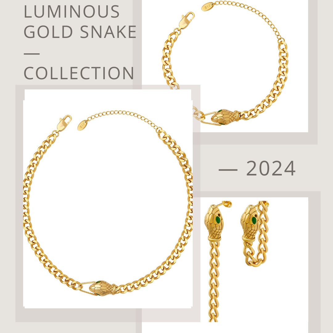 Luminous Gold Snake Collection